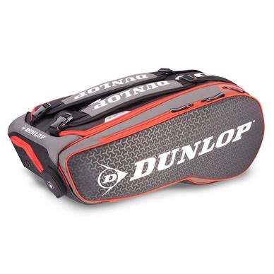 Tennistasche Dunlop Performance 12R Bag Black Red Tennisplanet De