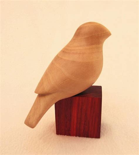 Wooden Carved Bird Etsy Carved Wooden Birds Wood Carving Designs