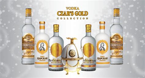 Czar's Gold Collection | Vodka Tsarskaya Zolotaya super premium | Pinterest