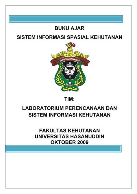 Pdf Buku Ajar Sistem Informasi Spasial Lengkap Dokumen Tips