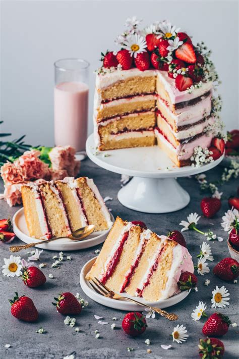 Strawberry Cream Naked Cake Recipe Artofit