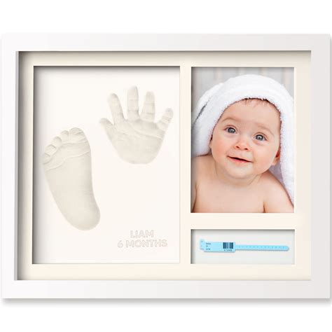 Baby Handprint Kit Non Toxic Clay Baby Picture Frame DIY Baby