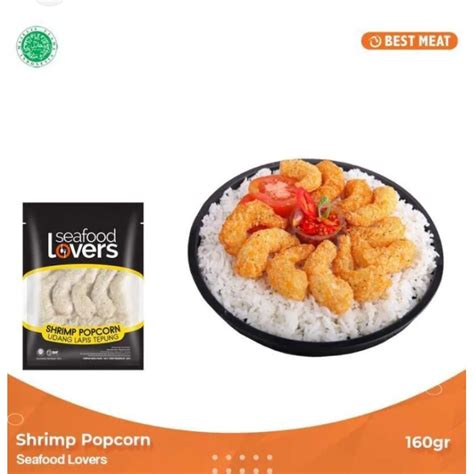 Jual Nugget Shrimp Popcorn Seafood Lovers 160 Gr Shopee Indonesia