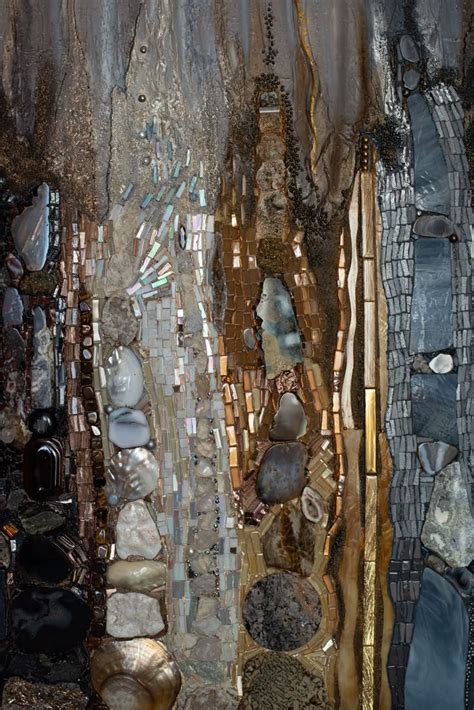 Современная интерьерная картина абстракция мозаика в бежевых тонах ...