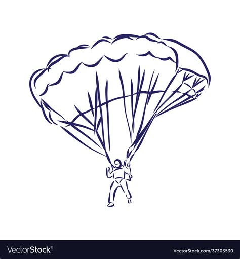 Картинка раскраска парашют (Большое количество фото) - drawpics.ru