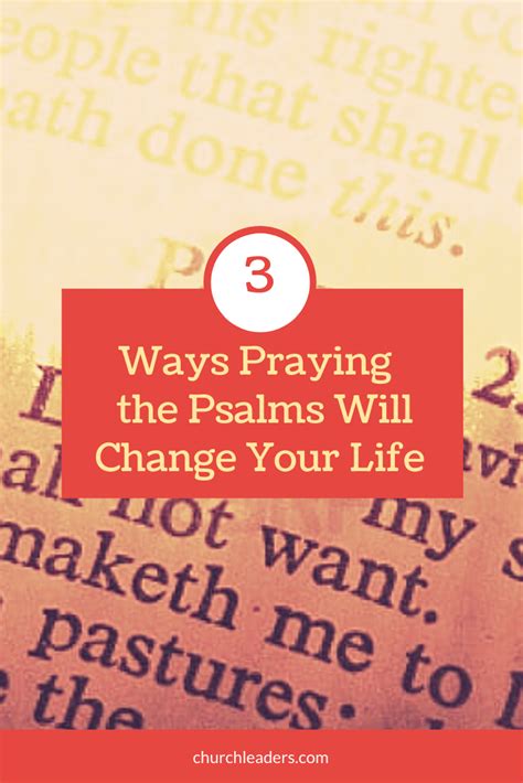 5 Ways Praying The Psalms Will Completely Change Your Life