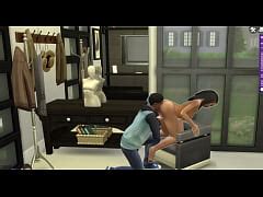 Sims Ebony Couple Has A Quick Hard Fuck Xxx Mobile Porno Videos Movies IPornTV Net
