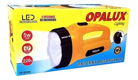 Linterna Port Til Recargable Led W Op A Opalux Mihaba Cuotas