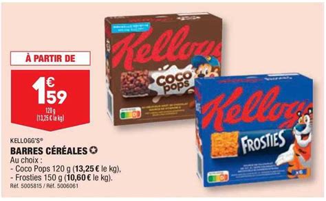 Promo Kellogg s Barres Céréales chez Aldi iCatalogue fr