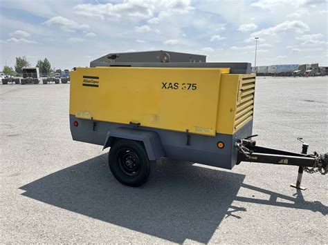 375 Cfm Atlas Copco Compressor For Sale Xas 375 Jd6 Portable Diesel