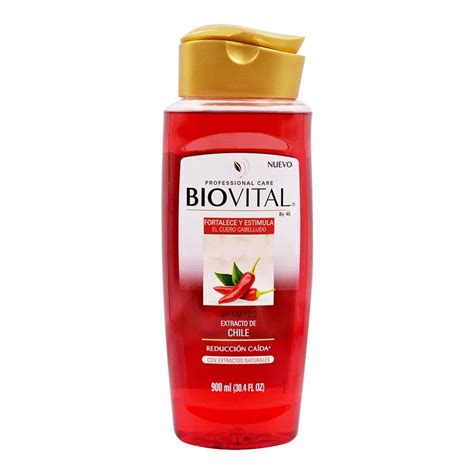 Shampoo Biovital extracto de chile reducción caída 900 ml Walmart