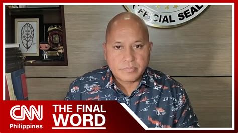 Dela Rosa On Getting A Lawyer For ICC Probe I Have To Be Ready The