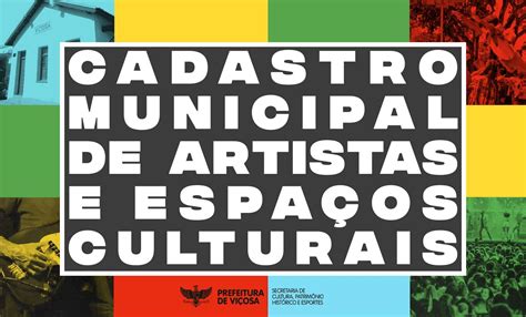 Vi Osa Portal Da Cultura Secult Inicia Revalida O De Cadastros