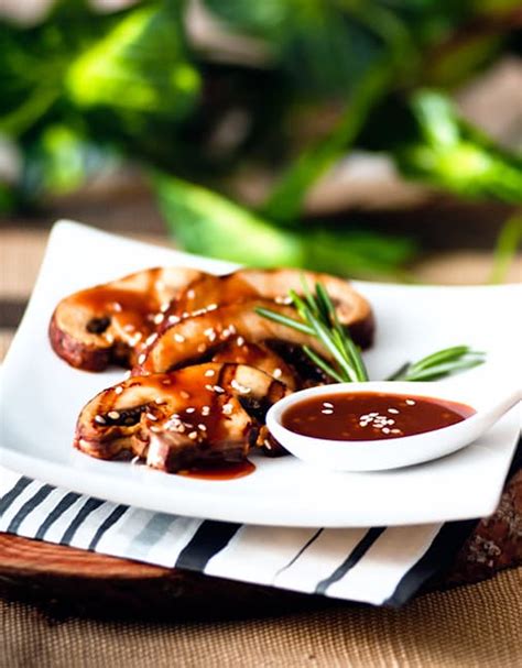 Portobello asado a la BBQ Setas de Cuivá