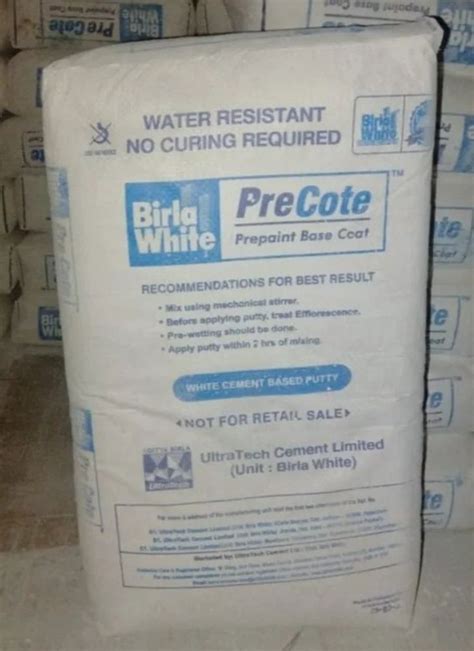 Birla White Precote Putty Packaging Size 30 KG At Rs 575 Bag In Pune