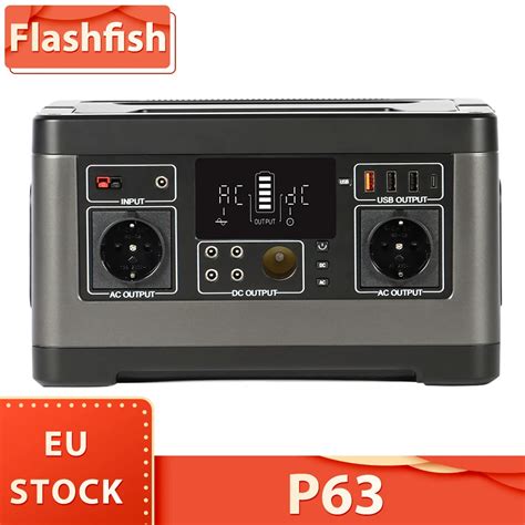 Przeno Na Elektrownia Flasbish P63 Generator S Oneczny Baterii Litowej