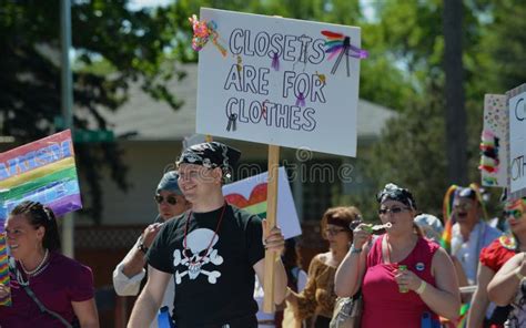 Edmonton Gay Pride Parade Editorial Photo Image Of Equality 8164236