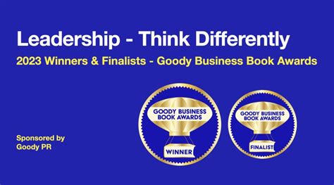 2023 Awards - Leadership Think Differently Books - Goody Business Book ...