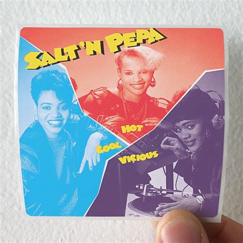 Salt N Pepa Hot Cool Vicious 1 Album Cover Sticker