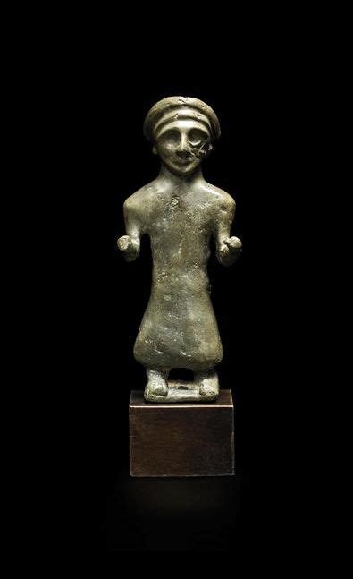 An Elamite Bronze Male Figure Iran Circa Early 2nd Millennium B C