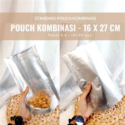 Jual Pouch Foil Standing Pouch Warna Jual Alumunium Foil 16x27 Cm