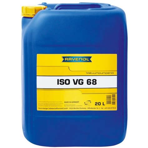 Вакуумное масло RAVENOL Vakuumpumpenoel ISO VG 68, 20л - цены и ...