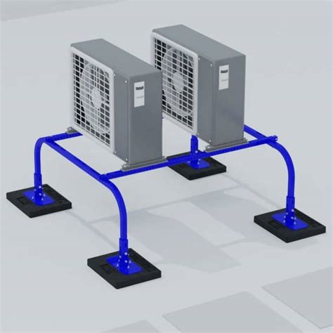 Raised Ac Condenser Stand Blue Ox Rooftop Support Systems