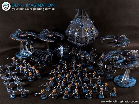 Blue Necron Level 4 Hd Miniature Showcase Necron Warhammer 40k