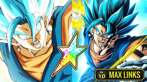 Lr Agl Vegito Blue With Level Links Showcase Dbz Dokkan