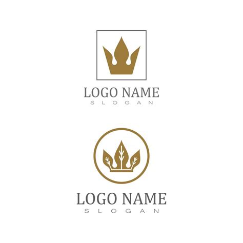 Royal King Queen Crown Elegant Luxury Logo Design 2748187 Vector Art At