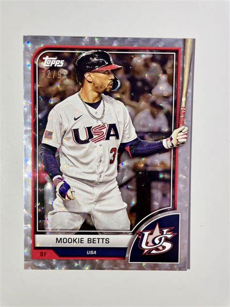 99枚限定 ムーキー ベッツ WBC Topps world baseball classic 2023 mookie betts アメリカ