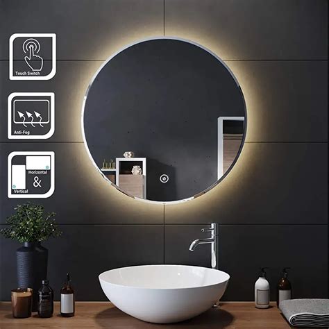 OEM Backlit Lighted Smart Mirror LED Bathroom Mirror China Factory ...