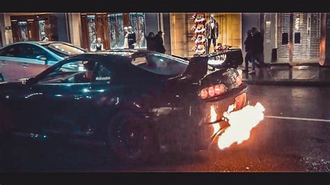 Toyota Supra Flames