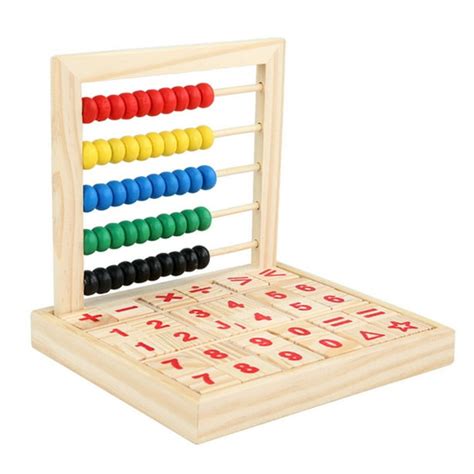 Wooden Counting Blockswooden Math Blocks Educational Wooden Math Block