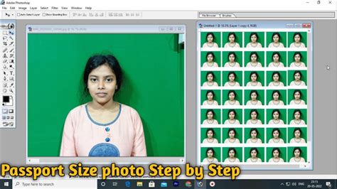 How To Make Passport Size Photo Photoshop Me Passport Size Photo