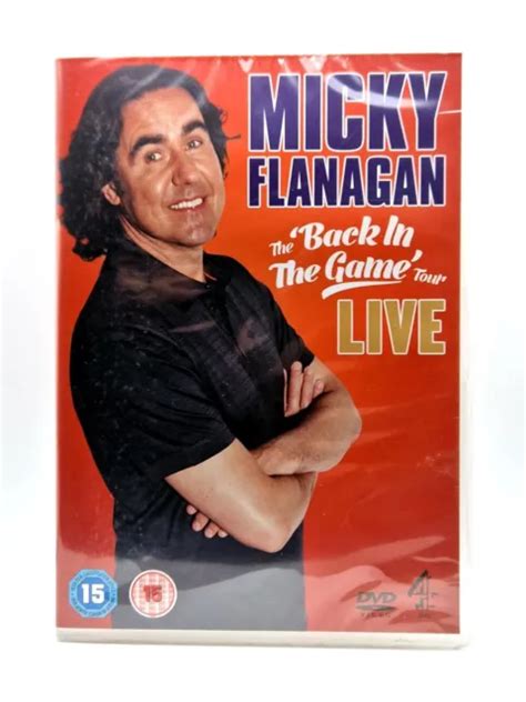 MICKY FLANAGAN LIVE Back In The Game Tour DVD NEW SEALED