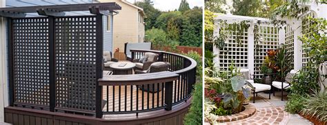 The Benefits Of A Lattice Privacy Fence Or Screen Atlanta Decking