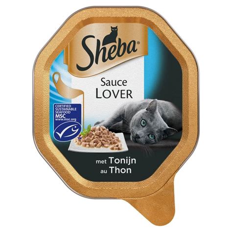 Sheba Sauce Lover Au Thon Pour Chat En Sauce