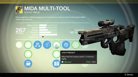 Destiny Exotic Weapon Mida Multi Tool Scout Rifle Youtube