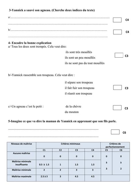 éValuation des prérequis 6ème PDF