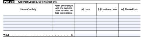 Irs Form 8582 A Guide To Passive Activity Loss Limitations