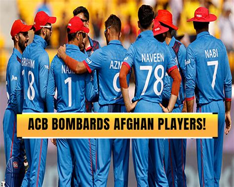 Afghanistan Cricket Board imposes sanctions on three players for ...