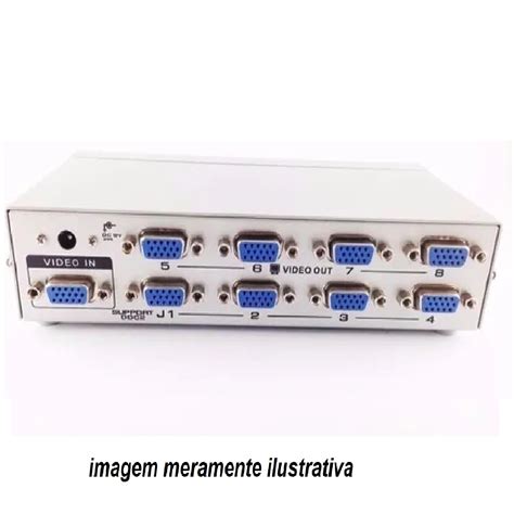 Somos Importador E Distribuidor De Divisor Splitter Vga Entrada E