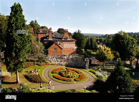 Park At Guildford Surrey England Stock Photo Alamy