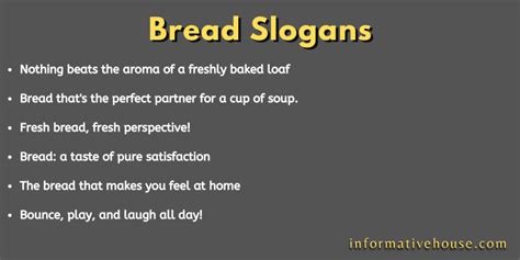 199+ The Most Catchy Bread Slogans Ideas - Informative House