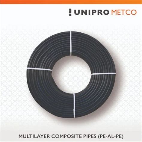 PE And Aluminium Mm Unipro Metco Multilayer Composite Pipe For Hot Cold Water Meters At