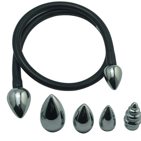 Cuentas Anales De Metal Reemplazables Doble Penetraci N Consolador Tap N Anal Dilatador