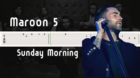 Maroon 5 Sunday Morning Guitar Tutorial Tab YouTube