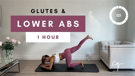 1 Hour Glutes And Lower Abs Workout At Home Day Three Of Five Caroline Girvan