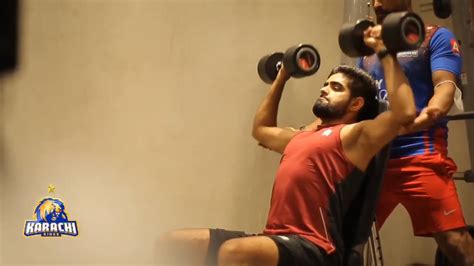 Our Captain Babar Azam Is Geared Up To Perform In The Next Match Hitting The Gym 💪 Youtube